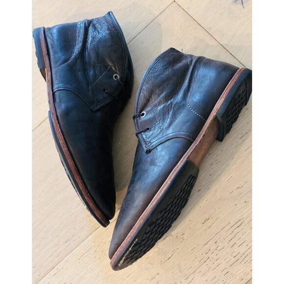 Timberland Wodehouse 75510 Chukka Boots Soft Faded Black Leather Mens Size 11 main image 4
